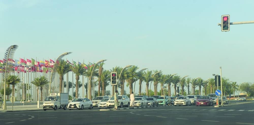Qatar experienced strong wind and slight dusty conditions Friday. PICTURE: Shaji Kayamkulam