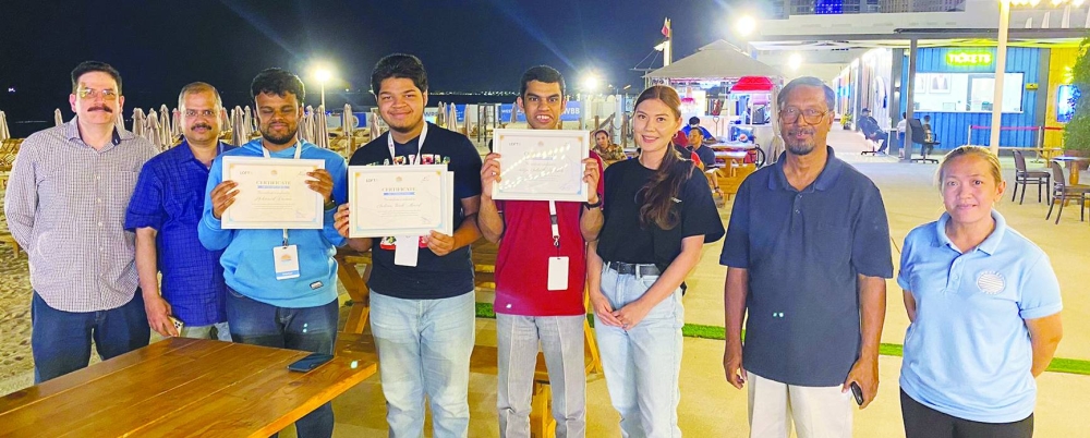 At the conclusion of the programme, the teenagers were recognised for their achievements and dedication.