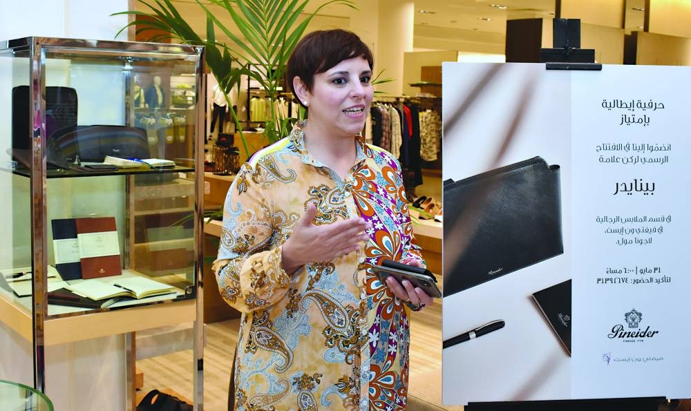 From the official opening of Pineider’s exclusive new corner at Fifty One East, Lagoona Mall. PICTURES: Thajudheen and supplied