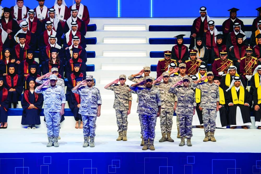 A moment from the ceremony.