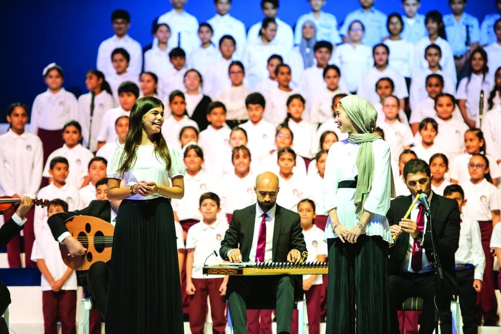 A musical performance on the occasion.