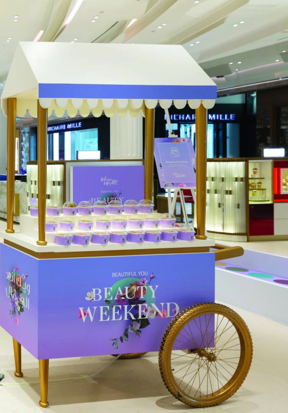 Glimpses from the ‘Beauty Weekend’ at Galeries Lafayette Doha.