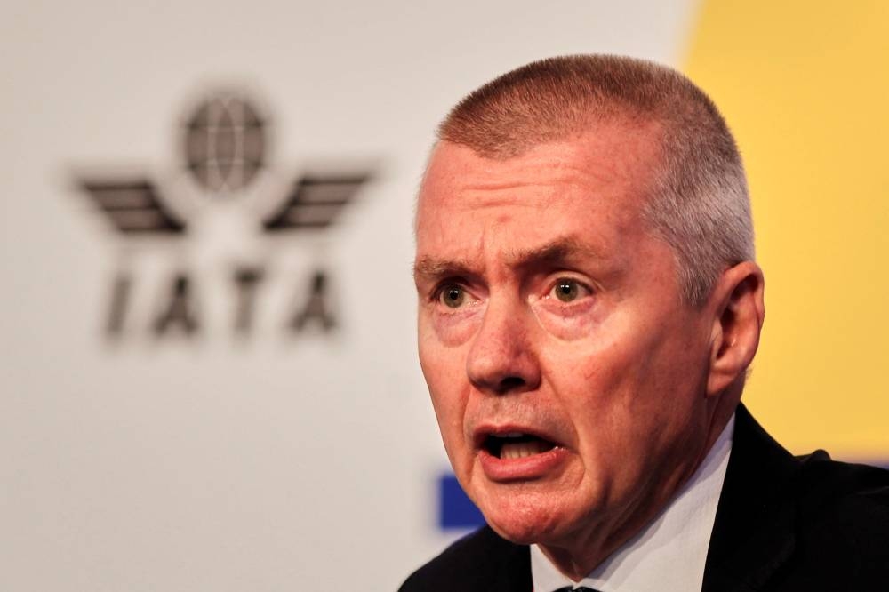 Willie Walsh, Director General of the International Air Transport Association (IATA), speaks during IATA annual meeting in Istanbul. REUTERS/Dilara Senkaya