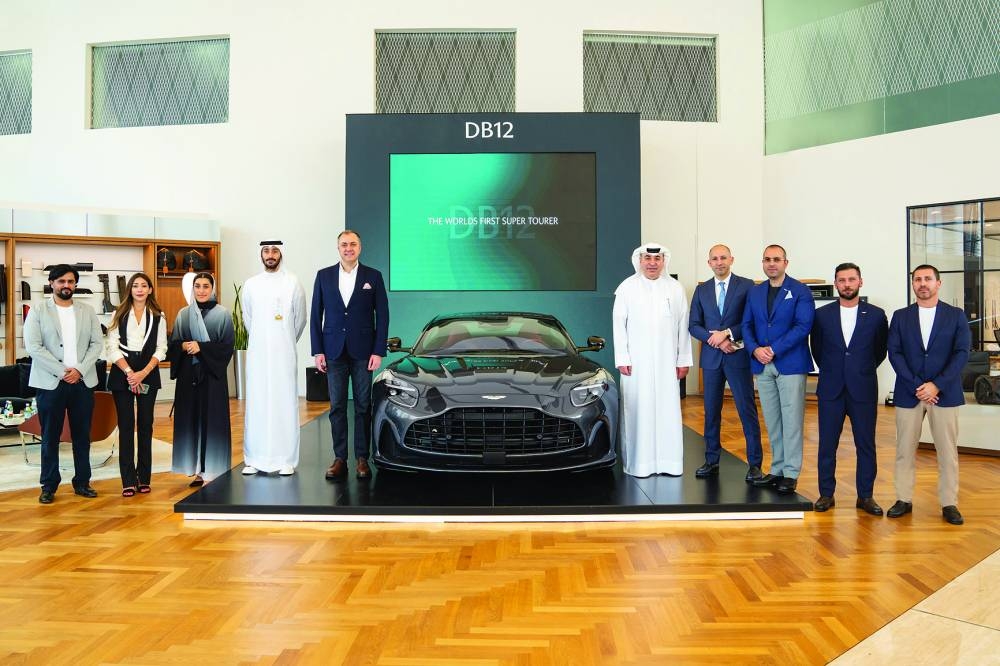 Glimpses from the unveiling of the Aston Martin DB12.