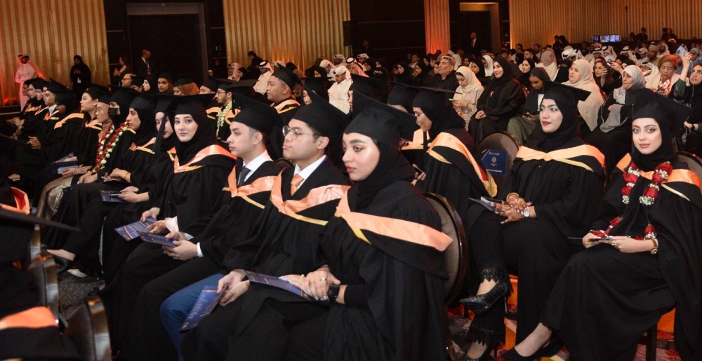 The University of Calgary in Qatar's Class of 2023 at the ceremony Wednesday. PICTURES: Shaji Kayamkulam.