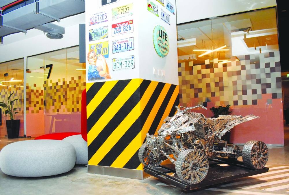 File images of various sections of Workinton M7, an intersection of an art gallery and a working space. PICTURES: Thajudheen