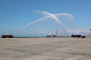 Qatar Airways inaugural flight lands at Trabzon - Vimarsana News