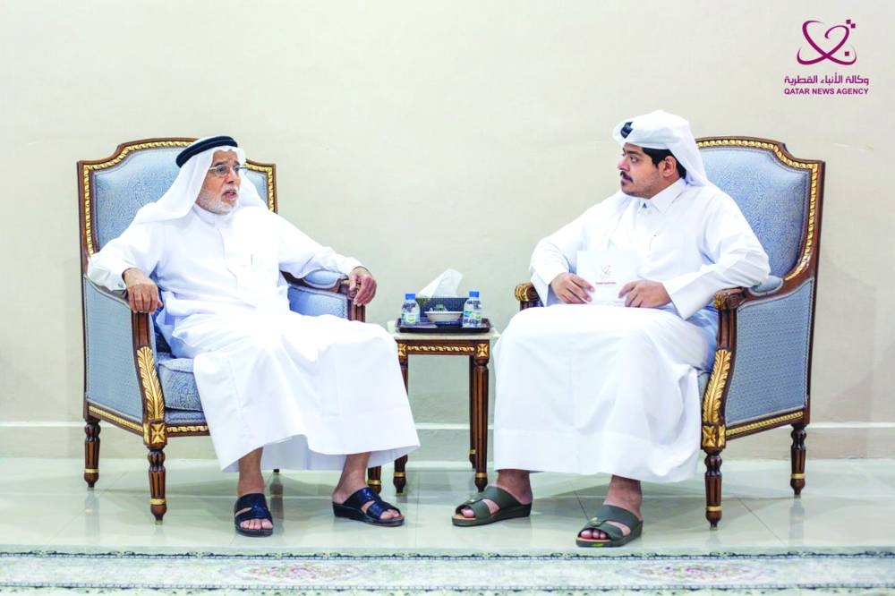 Eng Hamad bin Abdullah al-Nashira al-Marri speaking to QNA.