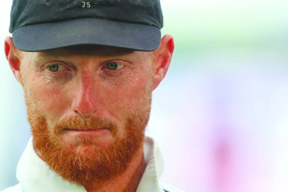 England’s captain Ben Stokes reacts after losing the first Ashes Test against Australia on Tuesday. (AFP)