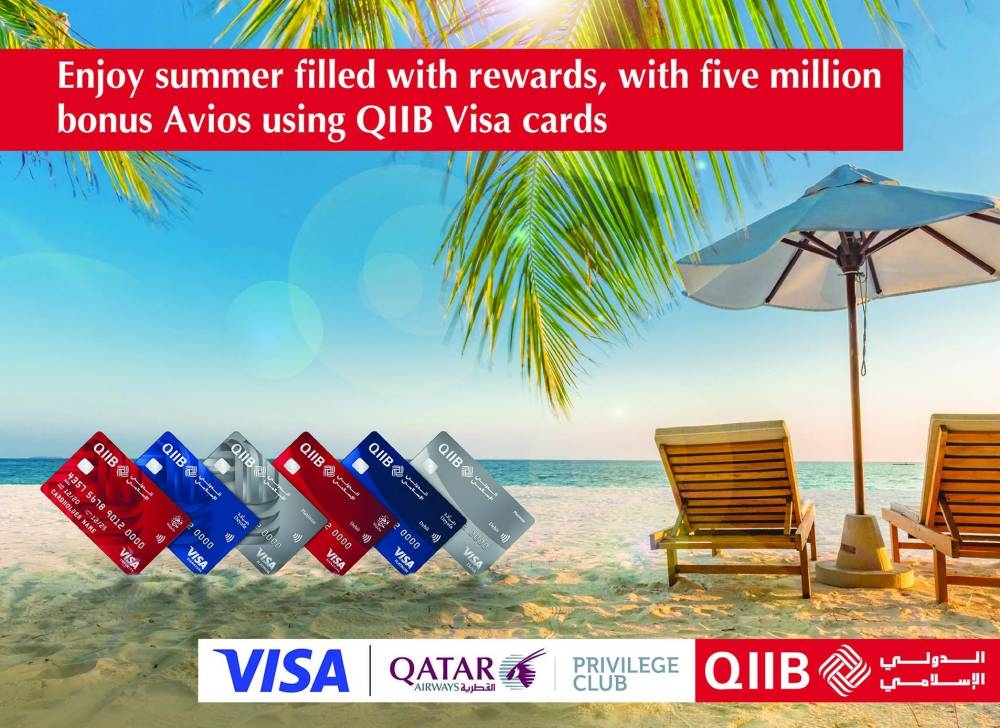 As part of thise offer, all QIIB Visa credit and debit cardholders will be eligible to be one of the 50 winners by using their cards internationally