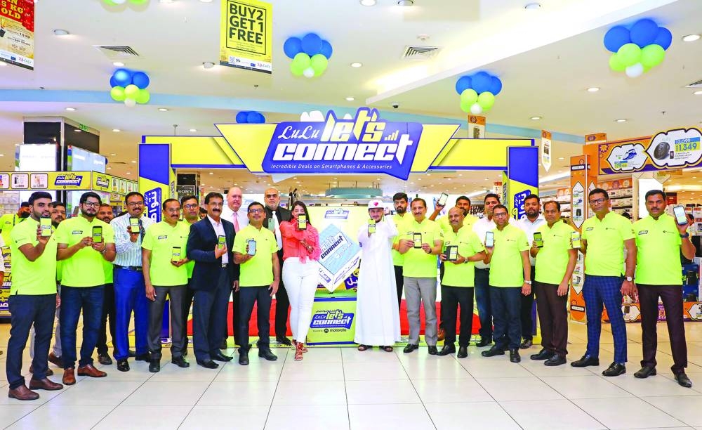 A snapshot from the launch of the 'Let's Connect' promotion yesterday.