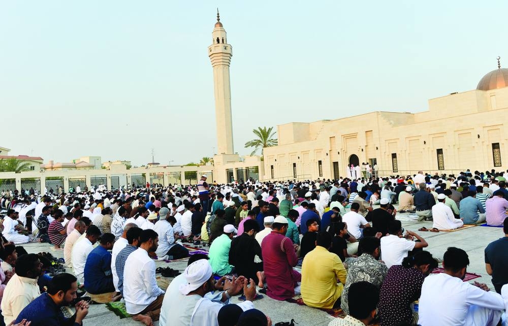 The Eid a-Adha prayer venues across Qatar witnessed a large turnout of the faithful Wednesday. PICTURES: Thajudheen and Shaji Kayamkulam.