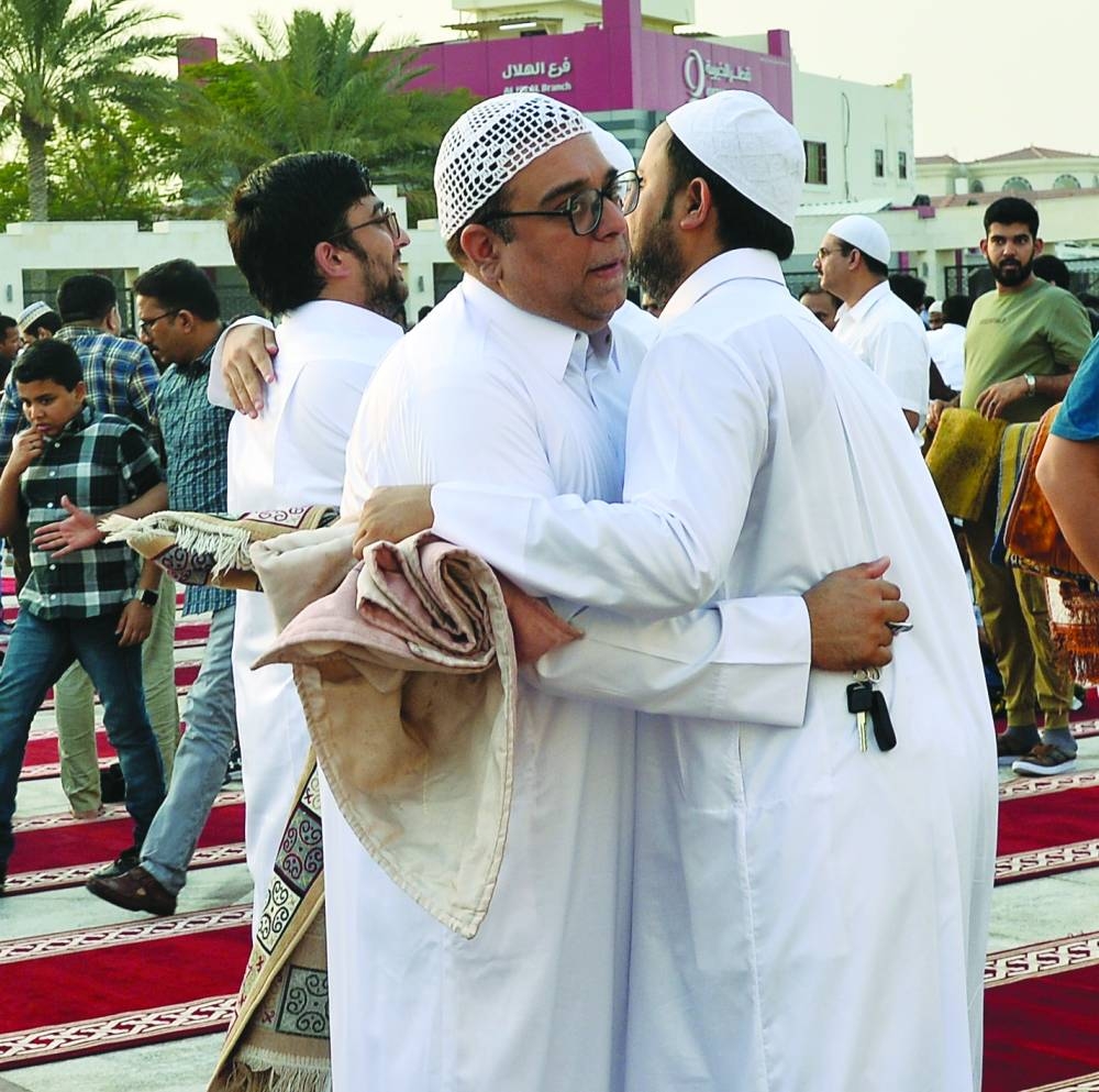 The Eid a-Adha prayer venues across Qatar witnessed a large turnout of the faithful Wednesday. PICTURES: Thajudheen and Shaji Kayamkulam.
