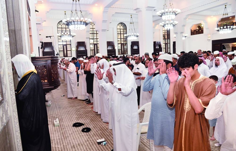 The Eid a-Adha prayer venues across Qatar witnessed a large turnout of the faithful Wednesday. PICTURES: Thajudheen and Shaji Kayamkulam.