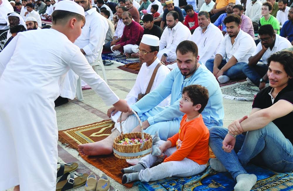 The Eid a-Adha prayer venues across Qatar witnessed a large turnout of the faithful Wednesday. PICTURES: Thajudheen and Shaji Kayamkulam.