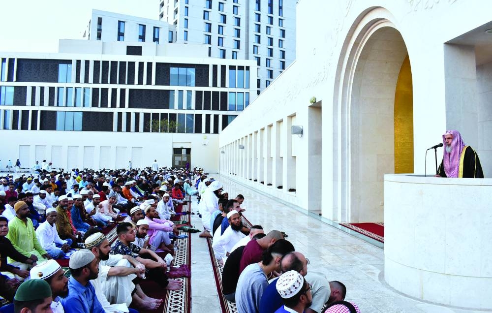 The Eid a-Adha prayer venues across Qatar witnessed a large turnout of the faithful Wednesday. PICTURES: Thajudheen and Shaji Kayamkulam.