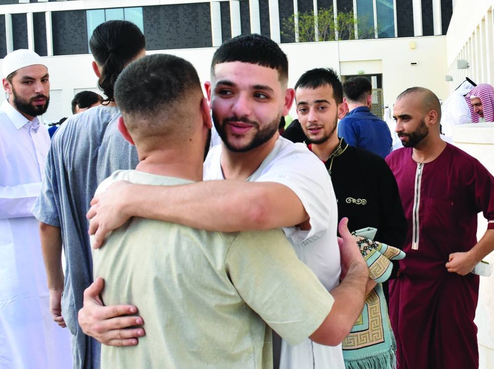 The Eid a-Adha prayer venues across Qatar witnessed a large turnout of the faithful Wednesday. PICTURES: Thajudheen and Shaji Kayamkulam.