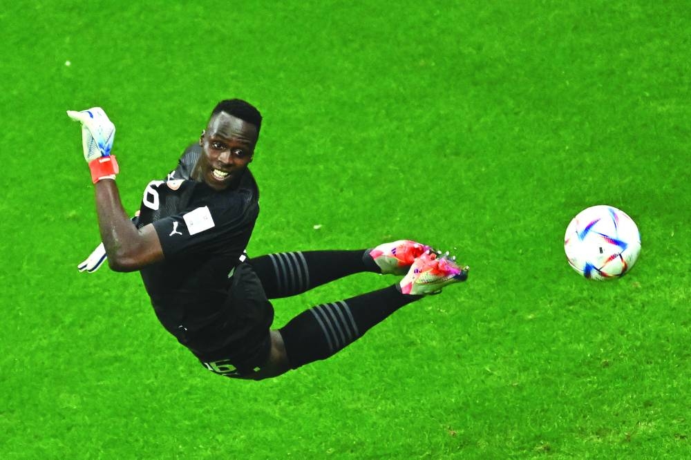 Senegal's goalkeeper Edouard Mendy. (AFP)