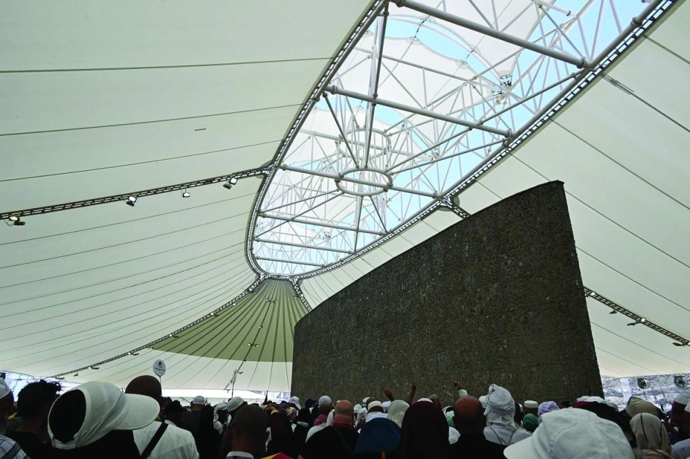 Snapshots of pilgrims as they continue with their Haj rituals.  