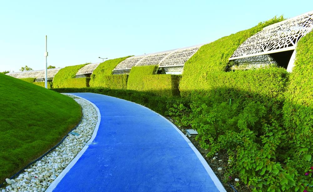 Al Gharrafa Park, which features an array of attractions and amenities, has become a popular destination on account of its air-conditioned walking/jogging tracks this summer. PICTURES: Thajudheen