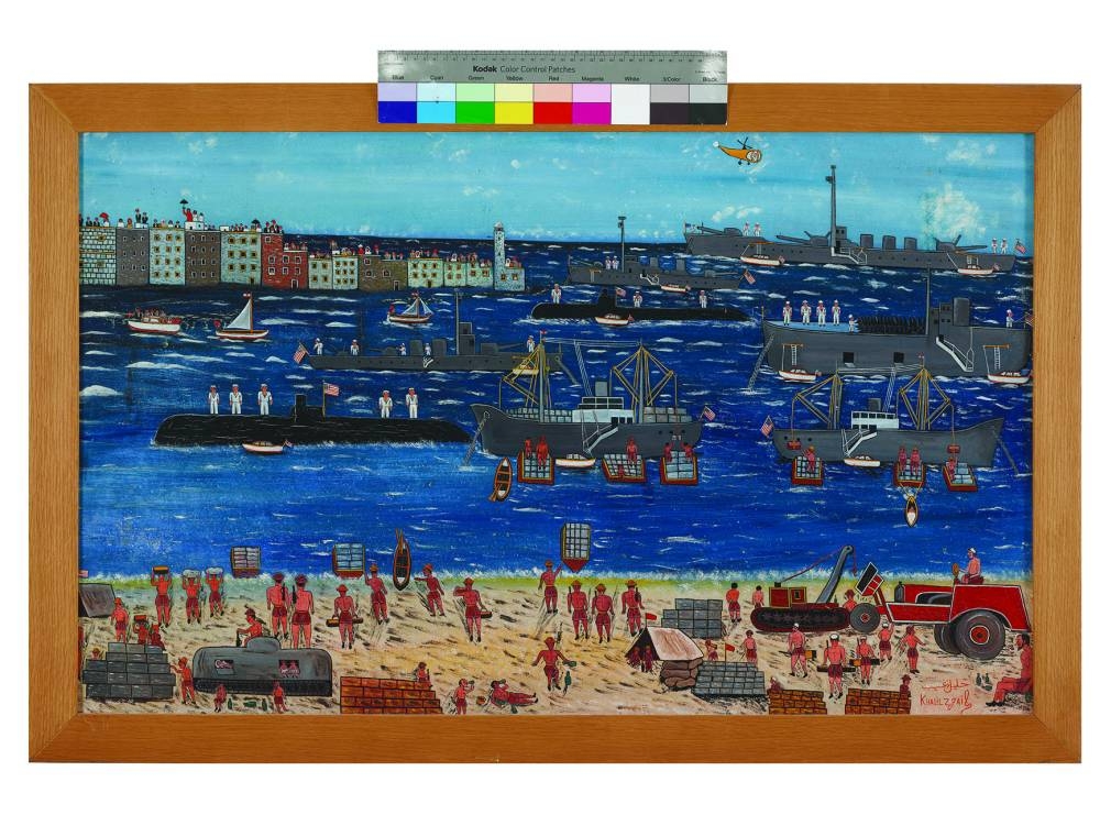 Khalil Zgaib's untitled, 1958.