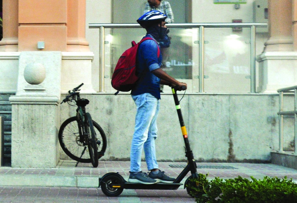 Foldable and lighter in weight compared to certain bicycles, e-scooters have become increasingly popular and continue to be in high demand among different age groups. PICTURES: Shaji Kayamkulam.