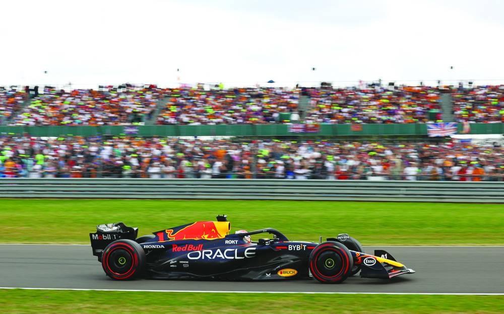 
Red Bull’s 
Max Verstappen in 
action during 
the race. (Reuters) 