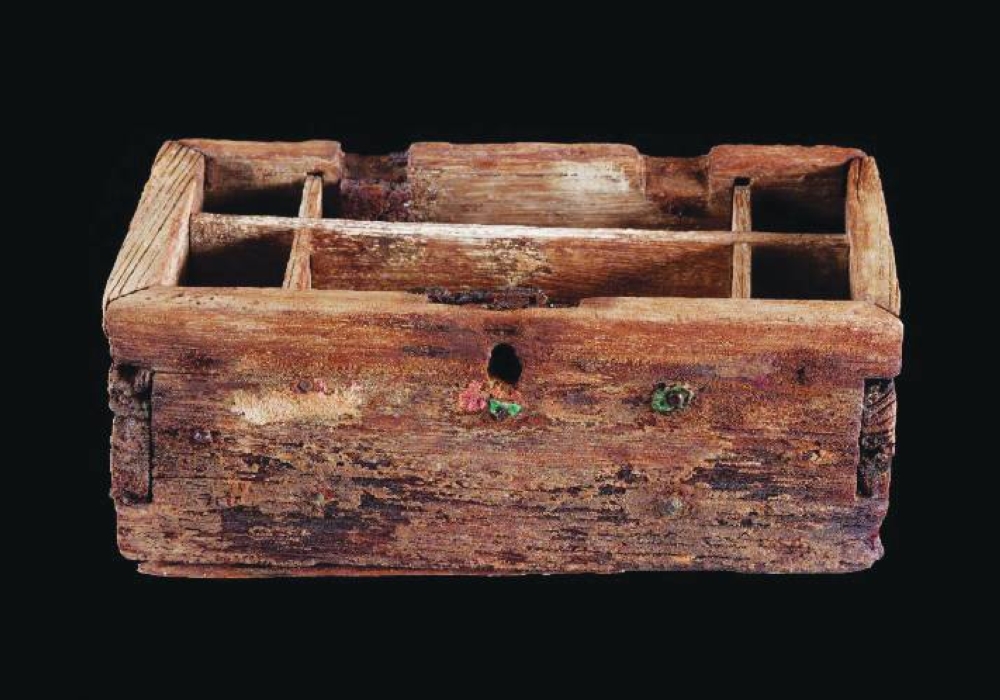 A pearl merchant's chest (al bishtakhta). PICTURES: NMoQ (screengrab)
