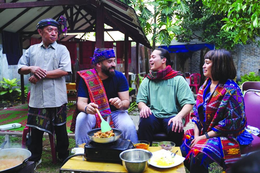 Chef Hassan with other chefs.