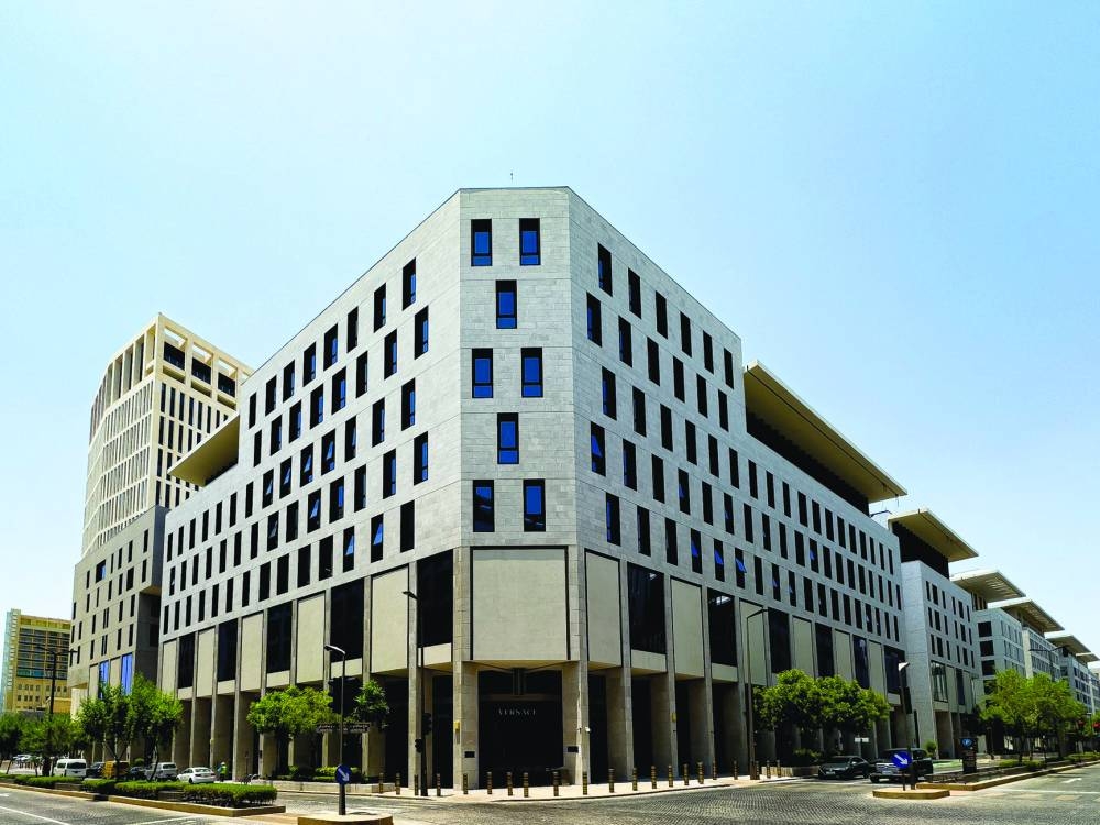 A view of the “world’s first fully built smart and sustainable city district” at Msheireb Downtown Doha.