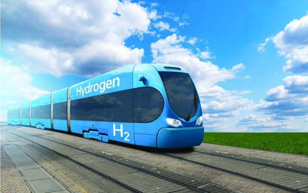 A hydrogen fuel cell train concept
