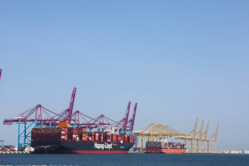 MV Berlin Express at Hamad Port