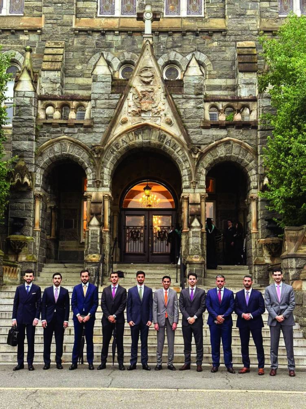 Qatari diplomats take part in capstone residency in Washington DC.