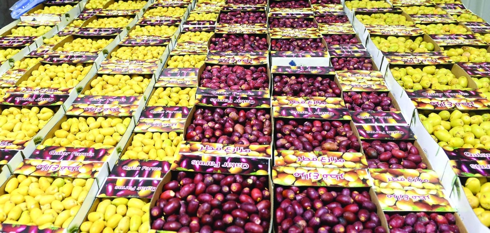 Many varieties of dates on offer at the last year's festival. File picture