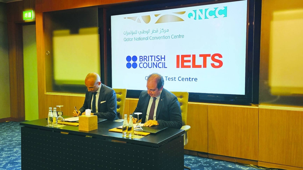 The signing ceremony was attended by Robert Tripoli, general manager, Qatar National Convention Centre, and Dr Waseem Kotoub, country director, British Council Qatar.