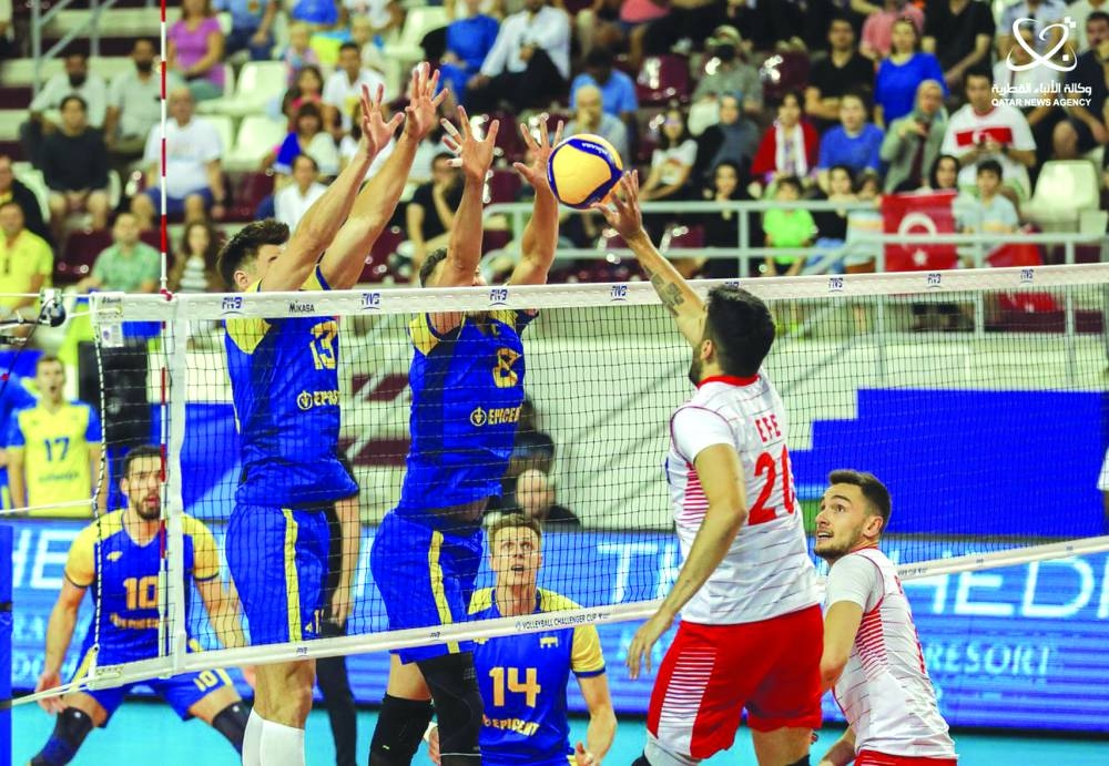 
Turkiye beat Ukraine 3-2 (18-25, 25-23, 25-17, 19-25, 15-13) in the first semi-final. 
 