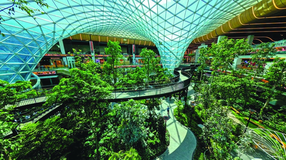 The Orchard, a tropical garden situated in the north portion of Hamad International Airport and designed to invoke feelings of wellbeing and tranquility continues to inspire awe among travellers.
