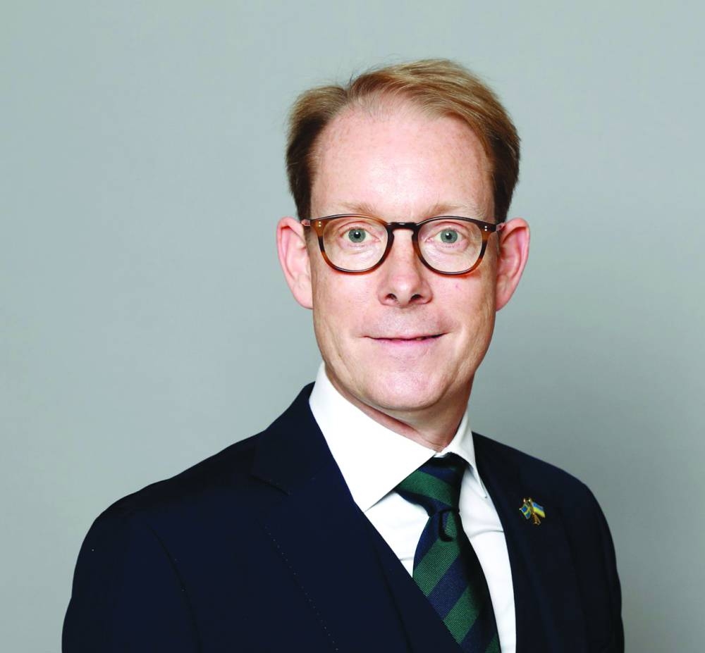  Swedish Foreign Minister Tobias Billstrom