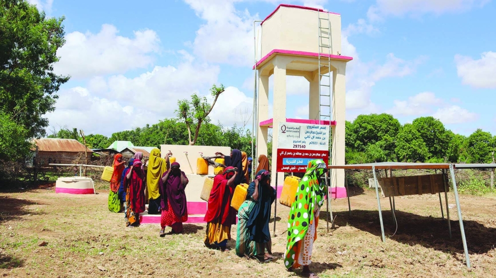 Qatar Charity launches water projects in Somalia.