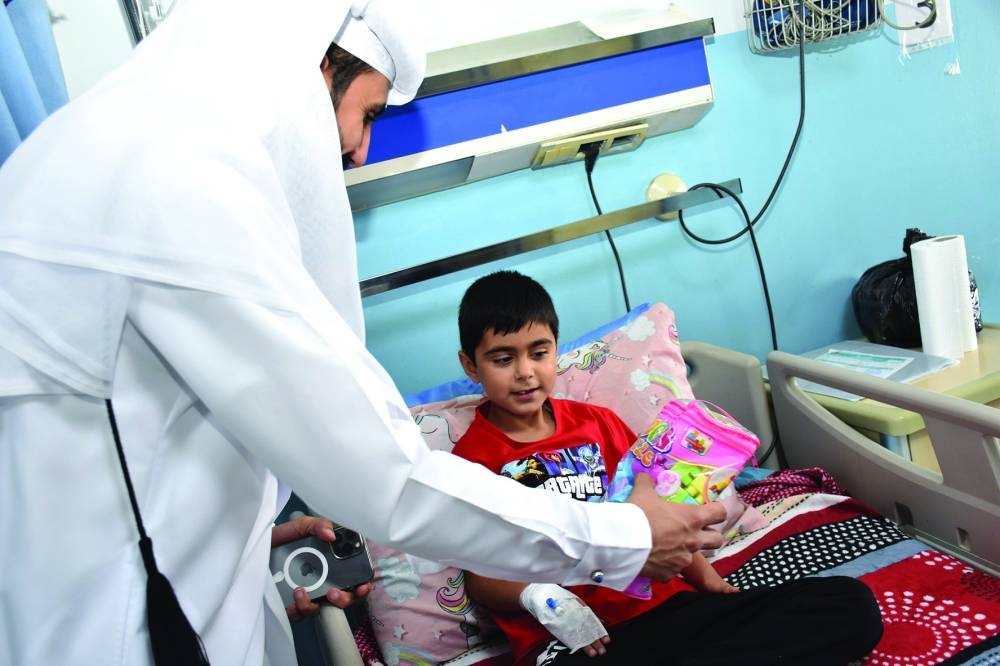 Tour of the hospital.