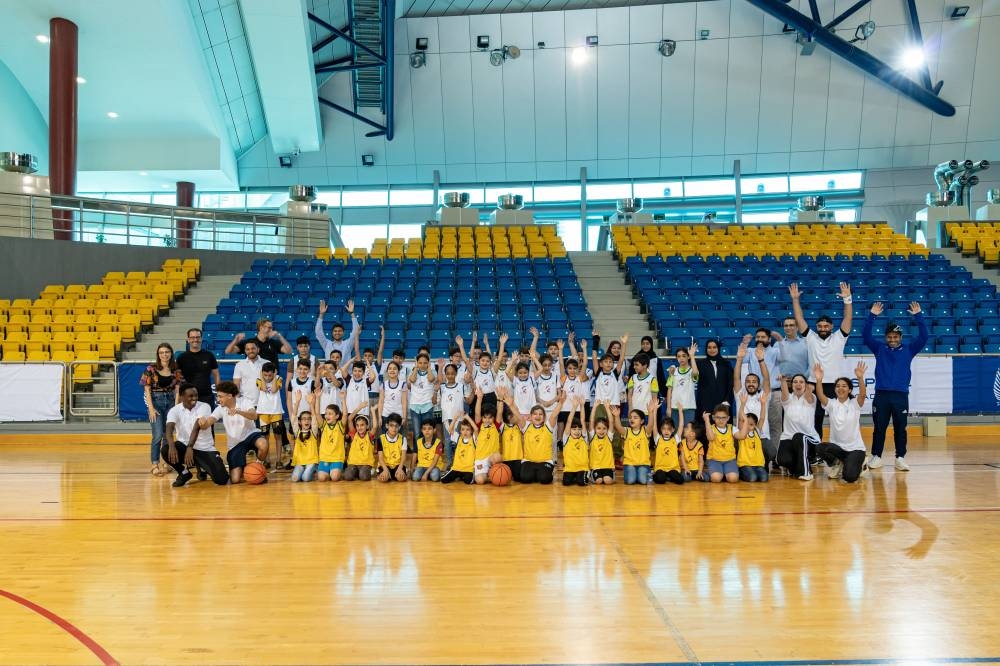 Some of the participants of the camp with officials.