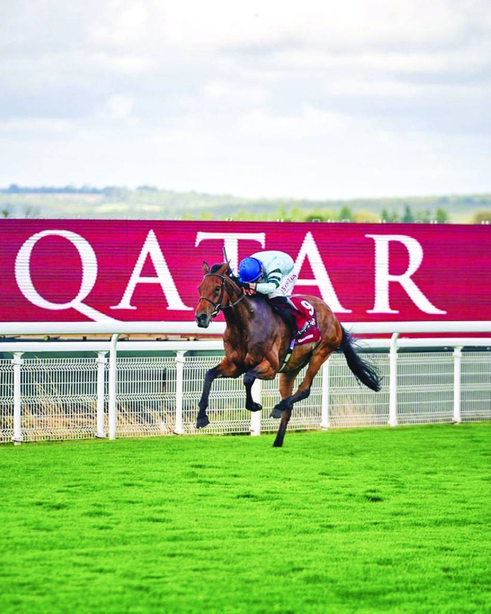 Jockey Tom Marquand rides Quickthorn to Group 1 Al Shaqab Goodwood Cup Stakes victory on the opening day of the of Qatar Goodwood Festival at the Goodwood Racecourse in United Kingdom on Tuesday. Pictures: Dominic James