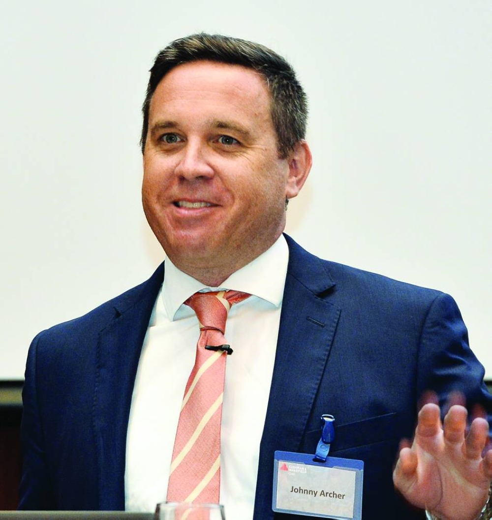 Johnny Archer, head of Consulting & Research at Cushman & Wakefield Qatar. PICTURE: Shaji Kayamkulam.