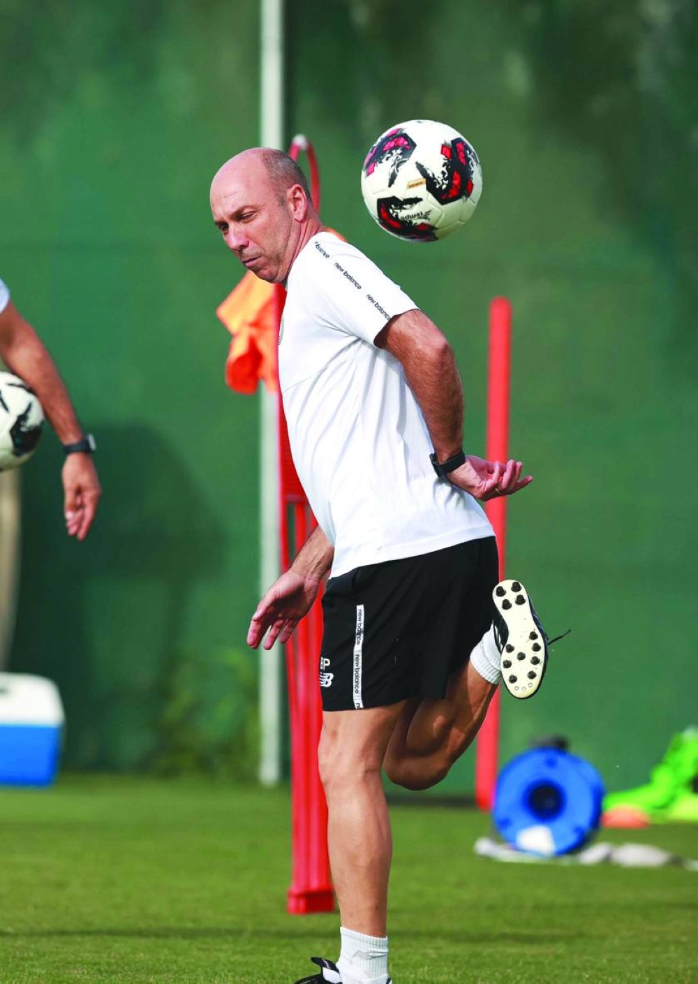 
Al Sadd coach Bruno Miguel. 