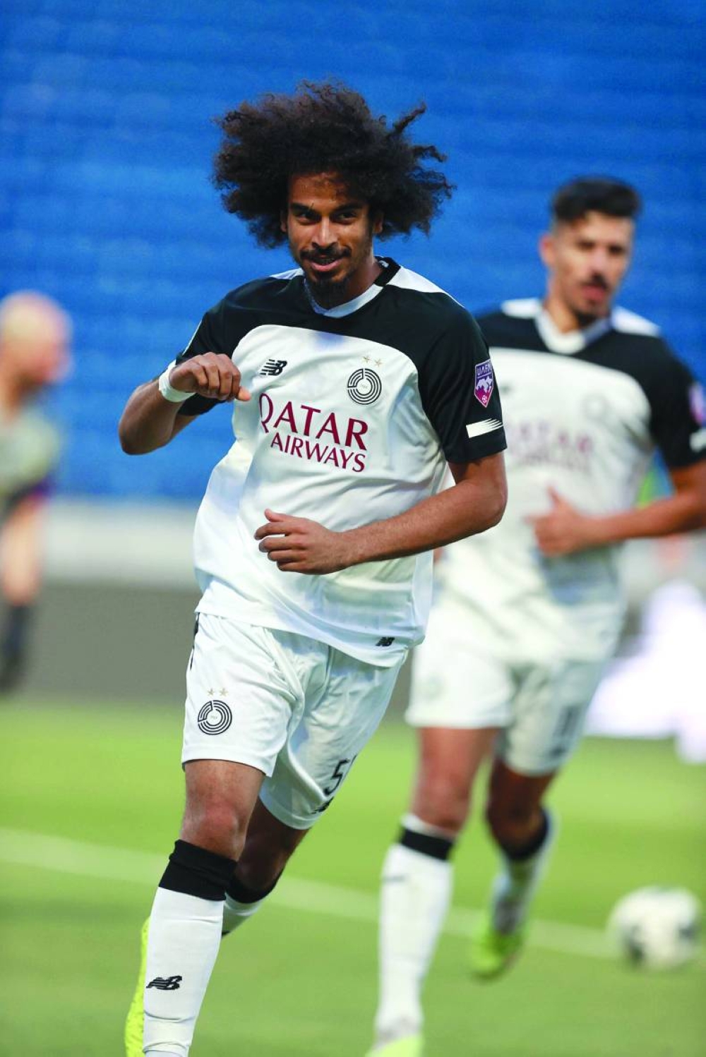 
Akram Afif scored both goals for Al Sadd. 