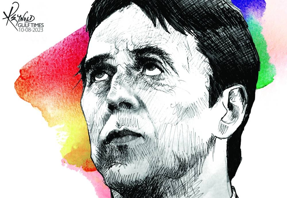 Julen Lopetegui (Illustration by Reynold/Gulf Times)