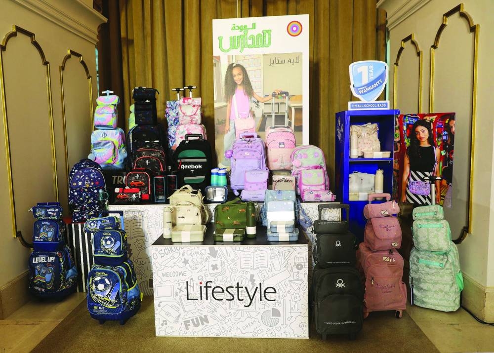 The preview of 'Back To School Collection' by Centrepoint at  the Dusit Doha Hotel. Picture by: Salim Matramkot/The Peninsula