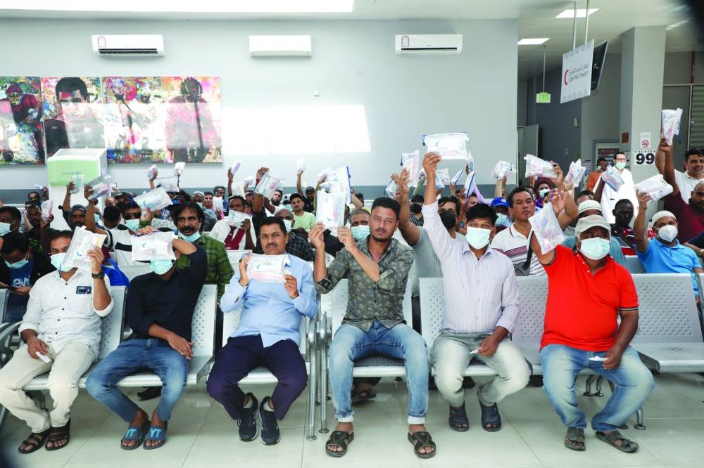 Some of the workers taking part in the events.