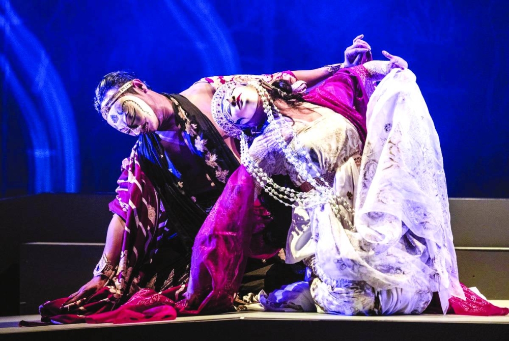  Another scene from Hayati theatrical performance (file picture).