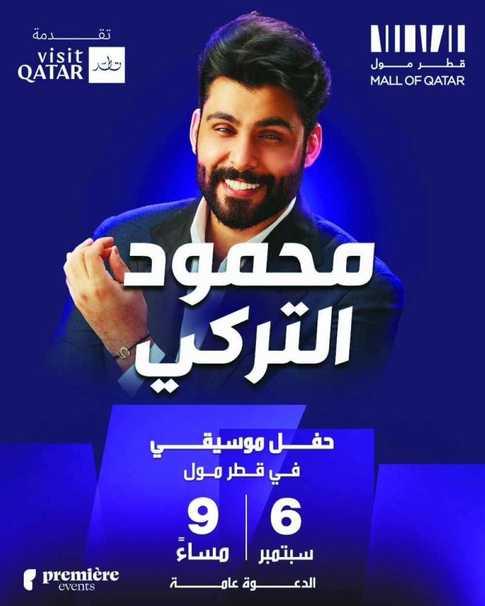 Iraq-based singer, Mohamed al-Turki, is set to make his debut on September 6 at Mall of Qatar’s Oasis stage with an exhilarating live musical performance.